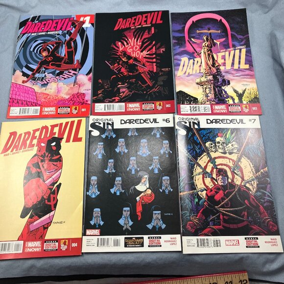 Daredevil Marvel Comics 2014 Lot of 17 Issues #1-4 6-11 13-18 - Picture 2 of 5